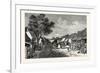 The Main Street of Hué, Capital of the Kingdom of Anam-null-Framed Giclee Print