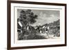 The Main Street of Hué, Capital of the Kingdom of Anam-null-Framed Giclee Print