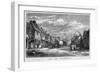 The Main Street of Pinner, Near Harrow, Middlesex-null-Framed Art Print