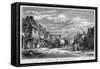 The Main Street of Pinner, Near Harrow, Middlesex-null-Framed Stretched Canvas