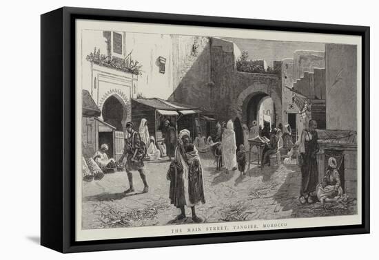 The Main Street, Tangier, Morocco-null-Framed Stretched Canvas