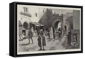 The Main Street, Tangier, Morocco-null-Framed Stretched Canvas