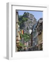 The Main Street with the Felsenkirche, Idar Oberstein, Rhineland Palatinate, Germany, Europe-James Emmerson-Framed Photographic Print