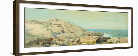 The Maine Coast at Sunset-William Stanley Haseltine-Framed Giclee Print