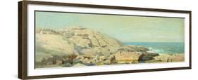 The Maine Coast at Sunset-William Stanley Haseltine-Framed Giclee Print