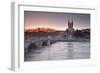 The Maine River Flowing Through the City of Angers-Julian Elliott-Framed Photographic Print