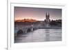 The Maine River Flowing Through the City of Angers-Julian Elliott-Framed Photographic Print