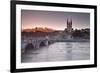 The Maine River Flowing Through the City of Angers-Julian Elliott-Framed Photographic Print