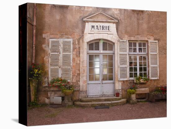 The Mairie (Town Hall), Vezelay, Yonne, Burgundy, France, Europe-Julian Elliott-Stretched Canvas