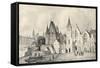 'The Maison du Lieutenant and the Church of St Landry in 1540', 1915-Unknown-Framed Stretched Canvas