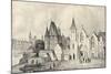 'The Maison du Lieutenant and the Church of St Landry in 1540', 1915-Unknown-Mounted Giclee Print