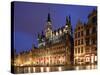 The Maison Du Roi (King's House) on the Famous Grande Place in the City Centre of Brussels, Belgium-David Bank-Stretched Canvas