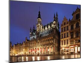 The Maison Du Roi (King's House) on the Famous Grande Place in the City Centre of Brussels, Belgium-David Bank-Mounted Photographic Print