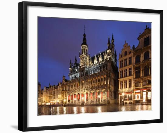 The Maison Du Roi (King's House) on the Famous Grande Place in the City Centre of Brussels, Belgium-David Bank-Framed Photographic Print