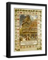 The Maison Kammerzell Restaurant in Strasbourg-Henri Loux-Framed Giclee Print