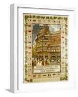 The Maison Kammerzell Restaurant in Strasbourg-Henri Loux-Framed Giclee Print