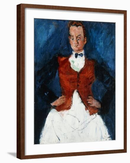 The Maitre D, Le Maitre d'hotel, C. 1927-Chaim Soutine-Framed Giclee Print