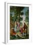 The Maja and the Cloaked Men (El Paseo De Andalucia)-Suzanne Valadon-Framed Giclee Print