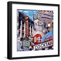 The Majestic High Cocktail-Dave Newman-Framed Giclee Print