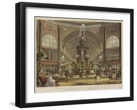 The Majolica Fountain in the International Exhibition-Robert Dudley-Framed Giclee Print