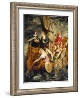 The Majority of Louis XIII-Peter Paul Rubens-Framed Giclee Print