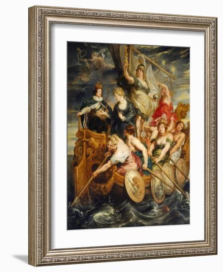 The Majority of Louis XIII-Peter Paul Rubens-Framed Giclee Print