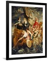 The Majority of Louis XIII-Peter Paul Rubens-Framed Giclee Print