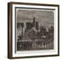 The Majority of the Duke of Norfolk, Rejoicings at Arundel Castle, the Band Playing in the New Year-null-Framed Giclee Print