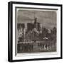 The Majority of the Duke of Norfolk, Rejoicings at Arundel Castle, the Band Playing in the New Year-null-Framed Giclee Print