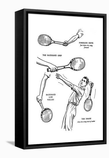 The Making of a Lawn-Tennis Player, 1937-null-Framed Stretched Canvas