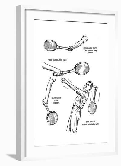 The Making of a Lawn-Tennis Player, 1937-null-Framed Giclee Print