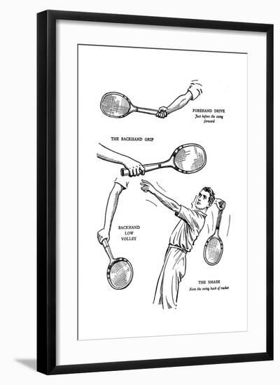 The Making of a Lawn-Tennis Player, 1937-null-Framed Giclee Print