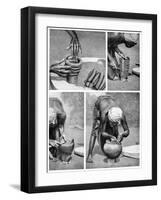 The Making of a Pot, Mendi, Papua New Guinea, 1922-Northcote Thomas-Framed Giclee Print