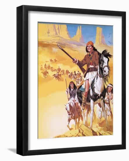 The Making of America: Apache Country!-Mcbride-Framed Giclee Print