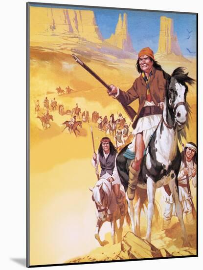 The Making of America: Apache Country!-Mcbride-Mounted Giclee Print