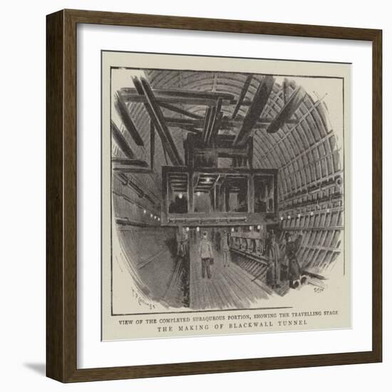 The Making of Blackwell Tunnel-null-Framed Giclee Print