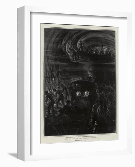 The Making of the Simplon Tunnel-Henri Lanos-Framed Giclee Print