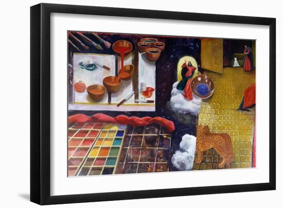 The Making of Vermilion, 2003-Charlotte Moore-Framed Giclee Print