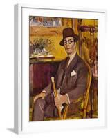 The Malacca Cane, a Portrait of Duncan Macdonald, Esq, Seated-George Leslie Hunter-Framed Giclee Print