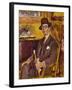The Malacca Cane, a Portrait of Duncan Macdonald, Esq, Seated-George Leslie Hunter-Framed Giclee Print