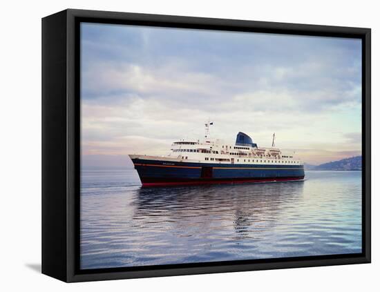 The Malaspina is an Alaskan Ferry-Ray Krantz-Framed Stretched Canvas