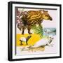 The Malayan Tapir and Atlantic Grey Seal-Eric Tansley-Framed Giclee Print