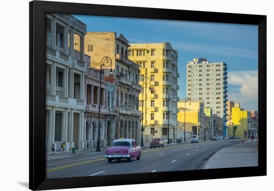 The Malecon, Havana, Cuba, West Indies, Caribbean, Central America-Alan Copson-Framed Photographic Print