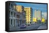 The Malecon, Havana, Cuba, West Indies, Caribbean, Central America-Alan Copson-Framed Stretched Canvas