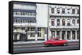 The Malecon, Havana, Cuba, West Indies, Caribbean, Central America-Alan Copson-Framed Stretched Canvas