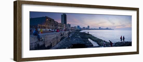 The Malecon, Havana, Cuba, West Indies, Central America-Ben Pipe-Framed Photographic Print