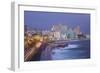 The Malecon Looking Towards Vedado, Havana, Cuba-Jon Arnold-Framed Photographic Print