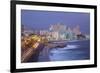 The Malecon Looking Towards Vedado, Havana, Cuba-Jon Arnold-Framed Photographic Print