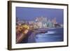 The Malecon Looking Towards Vedado, Havana, Cuba-Jon Arnold-Framed Photographic Print