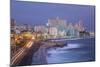 The Malecon Looking Towards Vedado, Havana, Cuba-Jon Arnold-Mounted Photographic Print